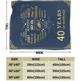 thumbnail image 3 of Yibo 30th Anniversary Blanket 30th Wedding Anniversary Blanket 30th Wedding Anniversary Blanket for Couples Parents Grandparents, 3 of 9