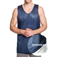 thumbnail image 3 of Ma Croix Men's Reversible Basketball Jersey Premium Moisture Wicking Mesh Practice Tank Top, 3 of 8