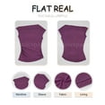 thumbnail image 4 of Ladybranch Summer Sleeveless Tank Tops for Women One Piece Ribbed Knit Slim Tank Tops Casual Off The Shoulder Top(X-Large,Pure Purple）, 4 of 7
