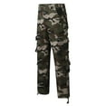 thumbnail image 5 of Mens Pants Camo Outdoor Combat Military Cargo Trousers with Multi Pockets Pluse Size Summer Dress Slacks for Men Camouflage XXL, 5 of 8