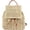 Beige, variant on Boho Brown Hollow Straw Woven Backpack Lightweight Casual Summer Beach Travel Daypack for Women