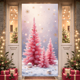 thumbnail image 4 of Snowflakes Christmas Reindeer Santa Sleigh Decorative Holiday Tree Banner for Winter Celebration Party Decoration Event, 4 of 9