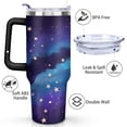thumbnail image 3 of Purple Sky 40 OZ Tumbler Cup with Lid and Straw for Water Iced Tea Coffee Smoothie and More, 3 of 5