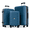 Blue- 3PC SET, variant on Carry On Luggage 28“ Airline Approved, PC Hard Shell Suitcases with 360° Spinner Wheels, Lightweight Luggage, TSA Approved, Large Carry-On Suitcase for Lightweight Travel