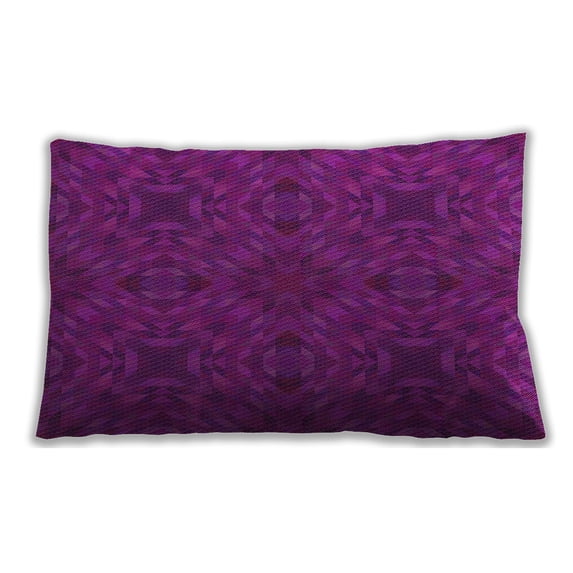 Ahgly Company Indoor Rectangular Patterned Lumbar Throw Pillow, 13 inch by 19 inch