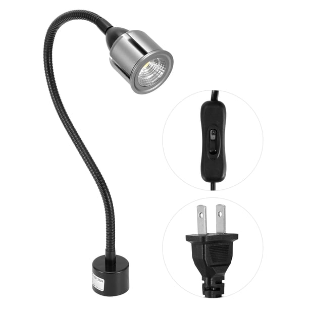 7w Led Mesa De Trabajo Luz Flexible Cuello De Cisne Lámpara | Meses sin