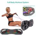 thumbnail image 2 of Multi-Function Foldable Push Up Board System with Resistance Tube Bands Pull Rope Bodybuilding Exercise Workout Push-up Stand Board, 2 of 8