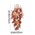 thumbnail image 3 of Cheapark Artificial Flower Wreath Spring Door Hanging Garland Floral Decor for Porch Wedding Holiday Seasonal Home Layout, 3 of 6