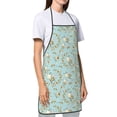 thumbnail image 3 of Naloa 1Pack Adjustable Bib Apron Waterdrop Resistant Cooking Kitchen Aprons for Women Men Chef, Cute Honeybees Print, 3 of 8