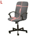 thumbnail image 2 of GUOOL Computer Chair Cover Universal Removable Armchair Slipcover Removable Seat Cover Grey L, 2 of 7