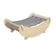 thumbnail image 5 of Cama Columpio Hamaca para Gatos, Tumbona Mecedora para Gatos, Silla para Dormir Elevada de Madera, Cama Hamaca Mecedora para Perros, Silla Columpio Pa negro, 5 of 8