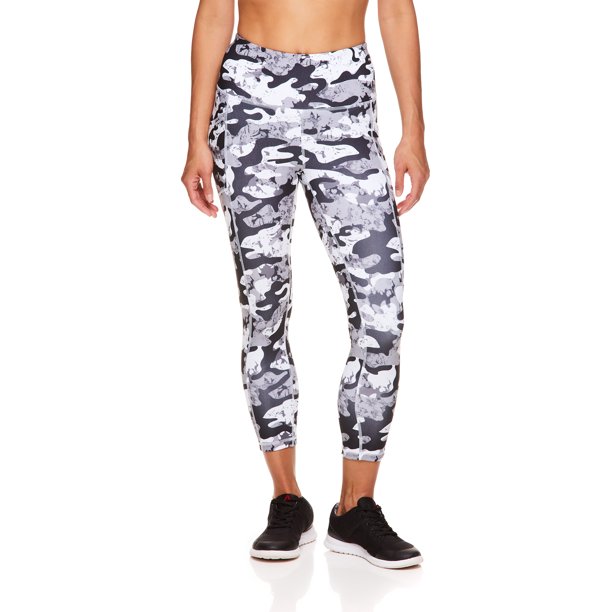 Anoi plantageejer produktion Reebok Women's Printed Graphic Capri Leggings - Walmart.com