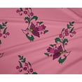 thumbnail image 4 of oneOone Polyester Lycra Medium Pink Fabric Leaves & Floral Block Diy Clothing Quilting Fabric Print Fabric By Yard 56 Inch Wide, 4 of 4