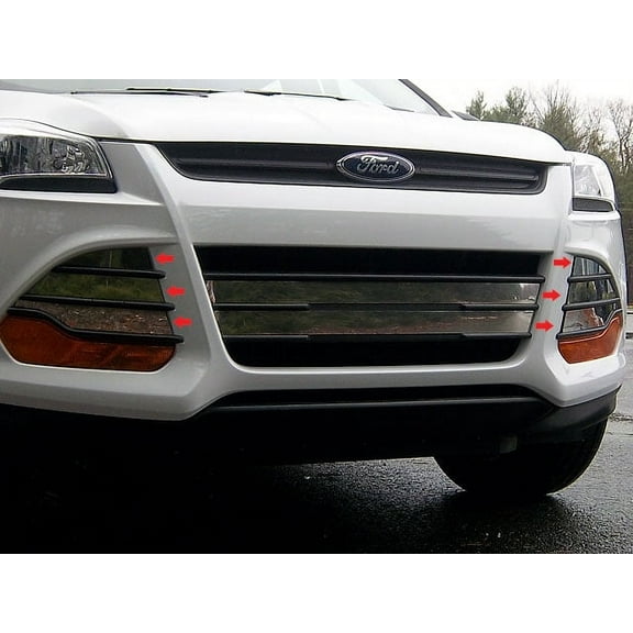 Stainless Steel Grille Accent 6Pc Fits 2013-2016 Ford Escape SG53362 QAA