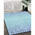 thumbnail image 2 of Ahgly Company Indoor Rectangle Patterned Iceberg Blue Area Rugs, 6' x 9', 2 of 6