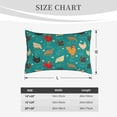 thumbnail image 4 of Zufioo Cute Hens And Rooster Print Double-sided Plush Pillow Cover,Decorative Pillow Protector without Pillow Core, Suitable for Sofa, Bedroom, Car-20"x30", 4 of 6