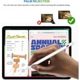 thumbnail image 5 of Pencil 2nd Generation for iPad: Magnetic Wireless Charging (Air 4/5, Mini 6, Pro 11/12.9)   USB-C Fast Charge - Palm Rejection Stylus for iPad 6-11, Pro 11/12.9 M4 M5, Air 3-5/M2/M3, Mini 5/6, 5 of 7