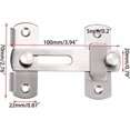 thumbnail image 2 of 2pcs Stainless Steel Gate Latches Pet Gate Latch Safety Door Lock, 2 of 5