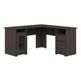 thumbnail image 1 of Pemberly Row 60" Traditional Engineered Wood L-Shape Desk in Heather Gray, 1 of 7