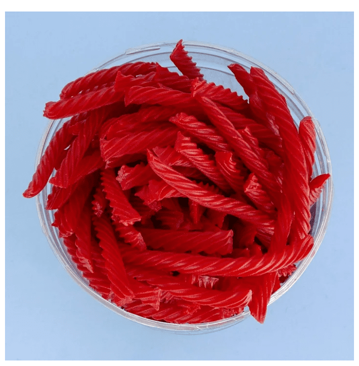 Red Vines Twists Original Red Licorice Bulk Candy Jar (5 lbs.)