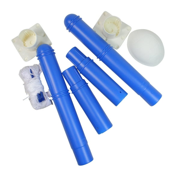 Swimline 22.5” Water Sports Cross Volleyball Swimming Pool Game with Screw-in Net Supports -