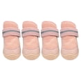 thumbnail image 5 of sunsanly 4Pcs Pet Shoes Fastener Tape Closure Knitted Washable Anti-slip Soft Texture Feet Protection Waterproof Dog Shoes Dog Accessories, 5 of 8
