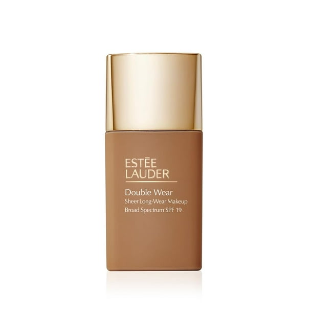 Base de maquillaje mate transparente Double Wear de Estée Lauder FPS 19 | Duración de 12 horas, 28 ml, 6W1 Sándalo