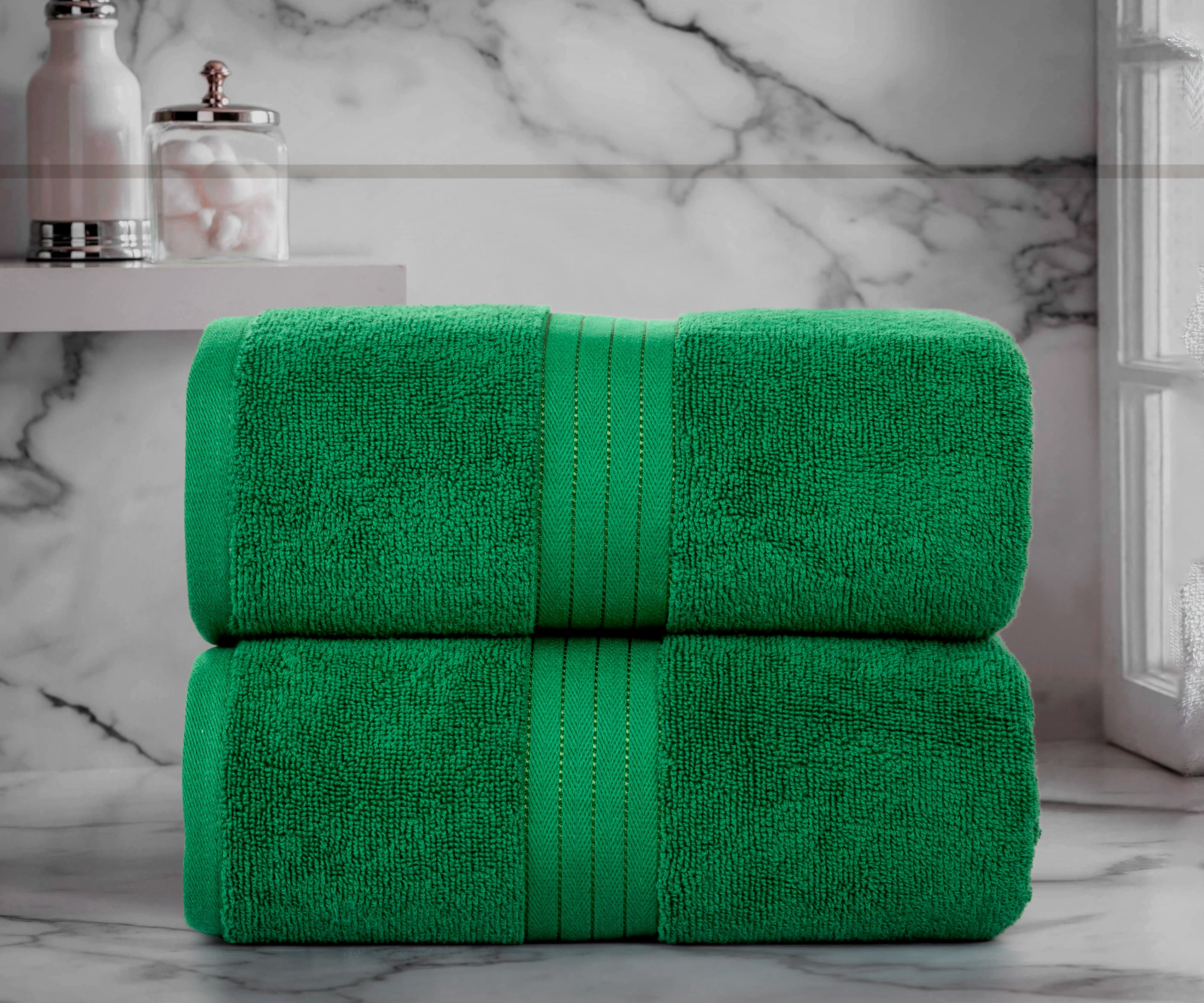 Bliss Casa 2 Pack 100% Cotton Bath Sheets - Ultra Soft & Highly Absorbent Thick Bathroom Towel (35 X 70 Inch) Heavy GSM - Durable, Luxurious, Quick-Dry & Long-Lasting Bath Sheets for Everyday Use