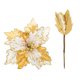 thumbnail image 1 of El tallo se puede retraer en un pétalo la banda de espuma superior debe ser de 25 cm flores navideñas doradas flores artificiales de tela de alta gama para decoración árbol ANGGREK Otros, 1 of 8