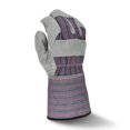 thumbnail image 4 of Radians Shoulder Gray Split Cowhide Double Leather Palm Gauntlet Glove, 4 of 4