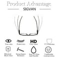 thumbnail image 6 of 3 Pack Reading Glasses Stylish Spring Hinged Round Readers for Men and Women, 6 of 7