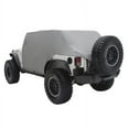 thumbnail image 2 of Convient 2007-2018 Jeep Wrangler JK Smittybilt Housse de Cabine 1069 Couvre-Cabeau et Zone de Chargement; avec Rabats de Porte; Sans Poches Miroir; Résistant à l'Eau; Denim Gris; Polypropylène Filé; Non Verrouillable, 2 of 3