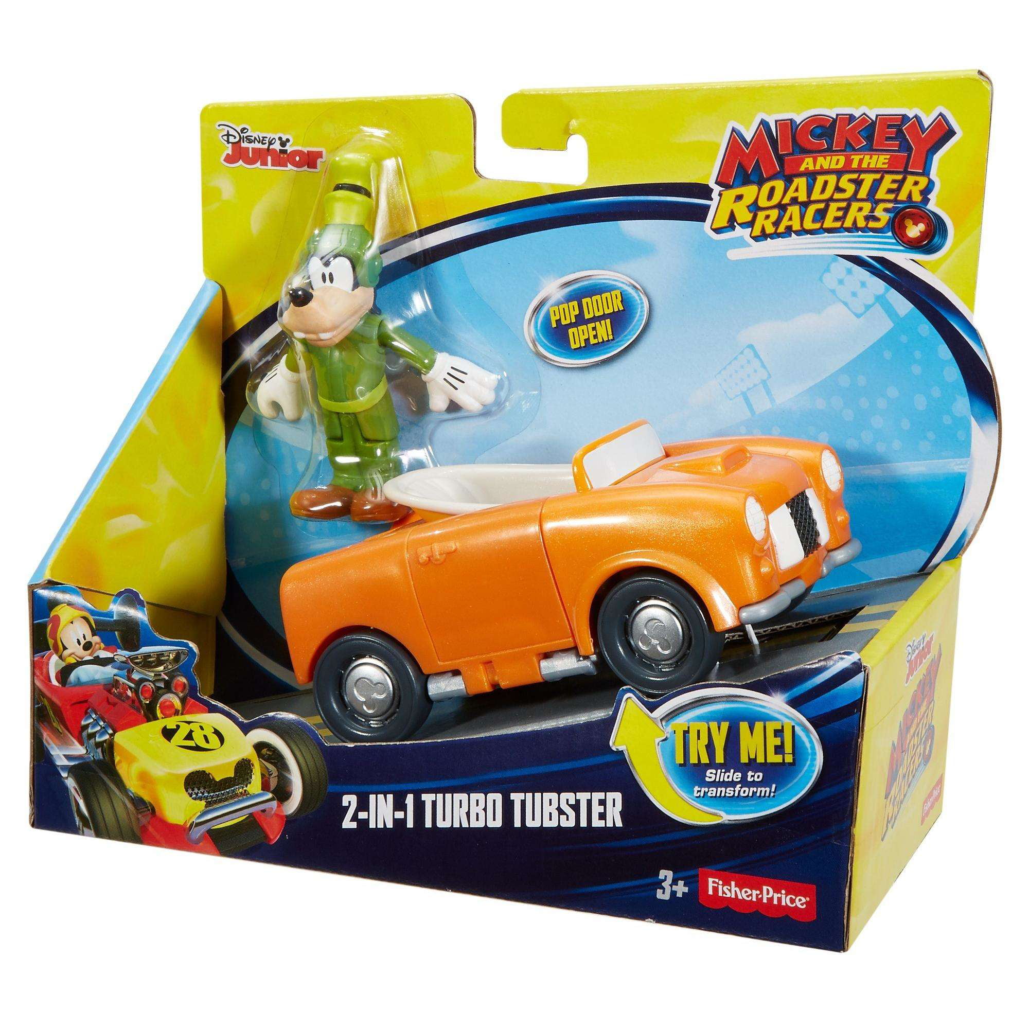 Mickey and the Roadster Racers Goofy Roadster Turbo Tubster neu OVP 