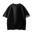 thumbnail image 4 of Casual Short Sleeve Button down Shirts for Men V Neck Tshirts Shirts for Men Summer Tops Y2k Mens Shirts Graphic Tees Get it Fast, 4 of 5