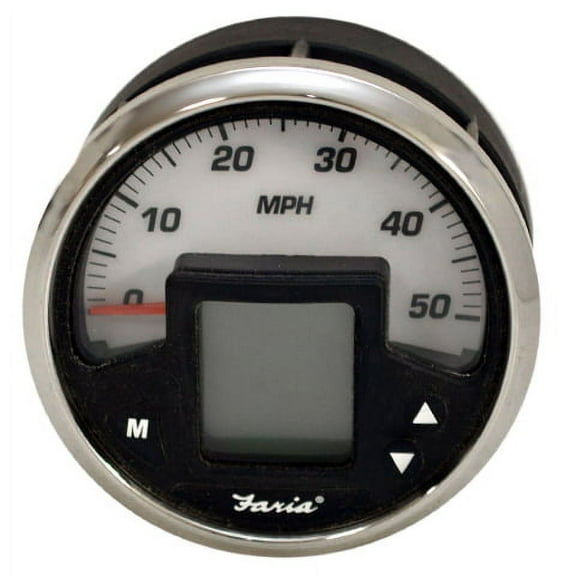 Faria Boat Speedometer Gauge IG1132B | Mercury Smartcraft 50 MPH Multifunction