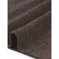 thumbnail image 5 of INSPIRE CHIC Knitted Dresses for Women Long Sleeve Round Neck A Line Above the Knee Casual Knit Dress S Dark Brown, 5 of 6
