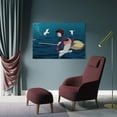 thumbnail image 4 of Kiki's Delivery Service Japanese Anime Poster Posters Wall Art Painting Canvas Gift Living Room Prints Bedroom Decor Poster Artworks 16x24inch(40x60cm), 4 of 6