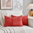 thumbnail image 5 of Fundas de almohada decorativas Fancy Homi, 40 x 60 cm, pana, paquete de 2, 5 of 5