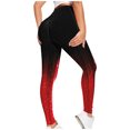 thumbnail image 3 of YUEHUA Women's Gradient Honeycomb Yoga Leggings, Tummy Control Butt Lifting Pants, Stretchy Compression Workout Tights for Gym, 3 of 5