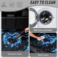 thumbnail image 5 of Jeiento Glow Blue Dolphin Flower Car Trunk Mat 29"x39", Pet Friendly Cargo Liner Ocean Beach Travel Car Mat, 5 of 7