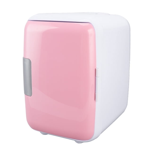 Mini Fridge, Car Fridge 4 Liters Capacity Detachable Partition Fast Cooling For Food Blue,Pink,White