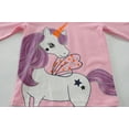 thumbnail image 2 of FEDPOP Toddler Girl Unicorn Pajamas Sets Cotton Sleepwear 4pcs Kids Pjs 4T, 2 of 7