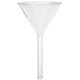thumbnail image 1 of GAXIRE Cristalería de laboratorio, química analítica, embudo de alimentación para líquidos o sólidos, embudo triangular grueso, resistente a altas temperaturas, herramienta de 60 mm, 1 of 5
