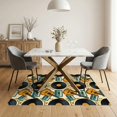thumbnail image 3 of ODIKA 5'x7' Washable Area Rug Music Sound Note Equipment Nostalgic Entertainment Round Movie for Guest Room, Lounge, Apartment, Non-Slip Low Profile, Stain Resistant, 3 of 7