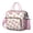Pink-67, variant on Hive Themed Large Insulated Tote - Bee & Honeycomb Design Waterproof Cooler Bag for Outdoor, Travel & Office, Easy-to-Clean & Spacious