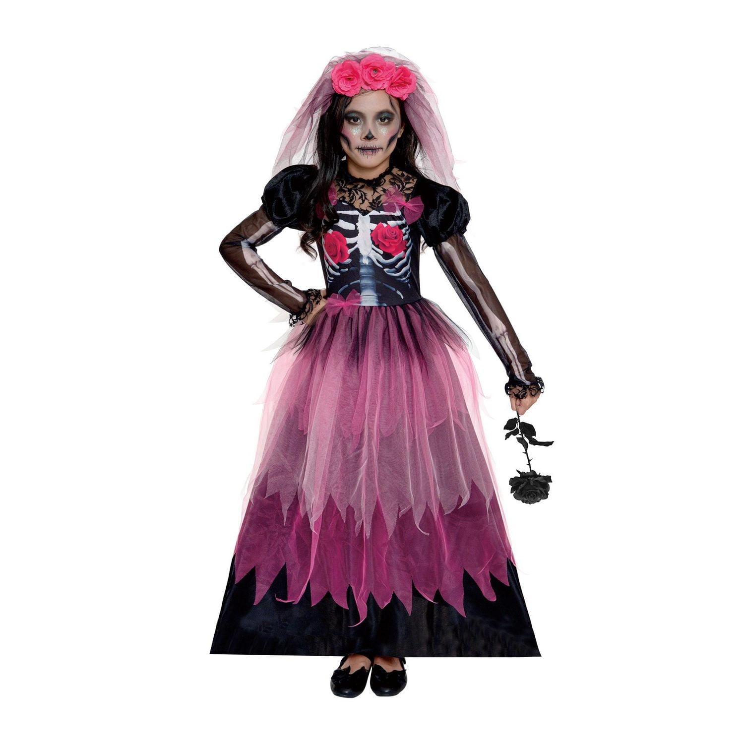 PARTYHOLIC COSTUME DE LA REINE DES MORTS (MOYEN)