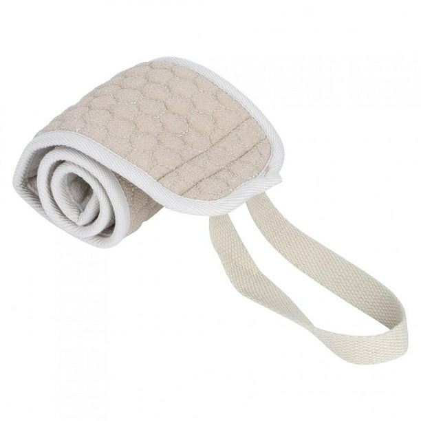 Toalla de fregado fregador de espalda herramienta de baño portátil gris para ducha fregador corporal exfoliante para viajes para el hogar ANGGREK Otros