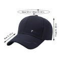 thumbnail image 3 of Audhol Baseball Cap Men Hat Baseball Cap Casual Versatile Cap Outdoor Sunshade Sunscreen Hat Gorras Para Hombres A One Size, 3 of 3