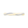 thumbnail image 2 of AFFY 14K Yellow Gold over Sterling Silver Round White Natural Diamond Wedding Band Ring-11.5, 2 of 5