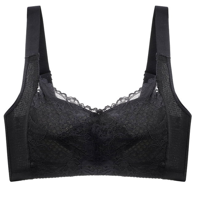 Sujetador push-up sin aros para mujer, ajustable, transpirable, fino, con copa de cristal, talla grande, pecho grande, sujetador pequeño